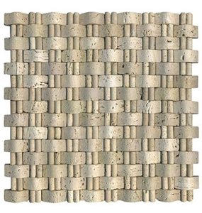Travertine Mosaic, Mosaic Grey Travertine Travertine Mosaic, Mosaic Grey Travertine
