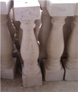 Beige Limestone Balustrade
