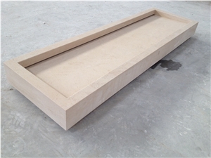 Moca Creme Sink, Beige Limestone