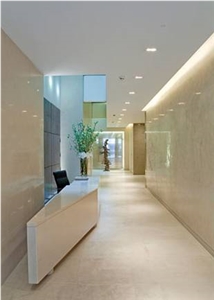 Moleanos LR Reception Desk, Moleanos LR ,Moleanos Beige Limestone Furniture