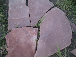 Red Slate Flagstone, Flagstone Walkway Paver