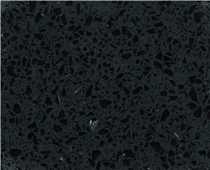 Cut-To-Size Black Quartz Stone,Engineered Stone Slabs & Tiles