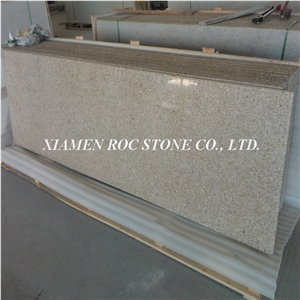 New G682 Vanity Top,Sunset Gold Yellow Granite Bath Top,Sandy Gold Bathroom Top,Rusty Yellow Bath Design,Ming Gold Bathroom Countertop,Golden Sand Bath Custom Vanity Tops,Bathroom Design