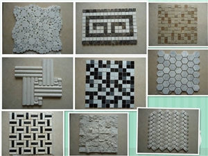 Carrara White Marble Mosaic Tile,mosaic, Marble Mosaic,marble Mosaic Tile ,white Marble Mosaic