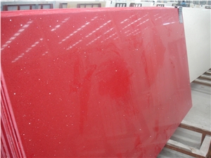 Red Quartz Slab