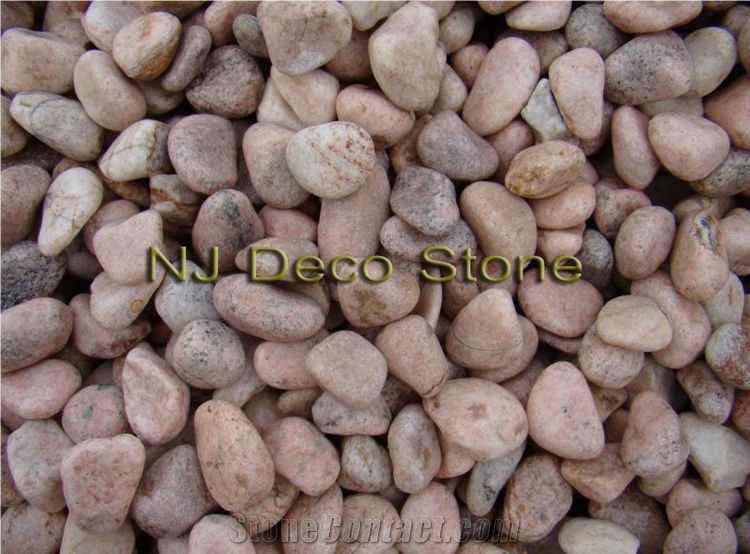 Pink Granite Pebble Stone