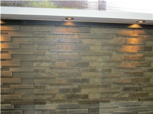 Slate Cultured Wall Panel, Grey Slate Wall Panel