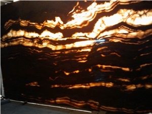 Back Lighting Tiger Vein Onyx Panel Backlit