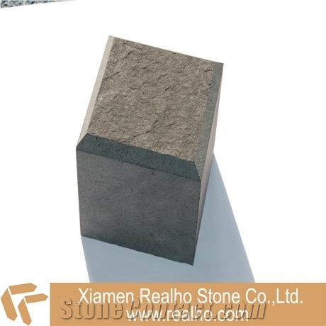 Absolute Black Basalt Natural Split Paver Stone