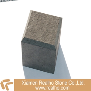 Absolute Black Basalt Natural Split Paver Stone