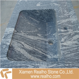Sea Wave Grey Granite Vanity Top