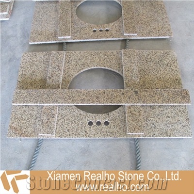 Chrysanthemum Yellow Granite Vanities