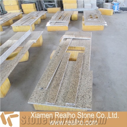 Chrysanthemum Yellow Granite Vanities