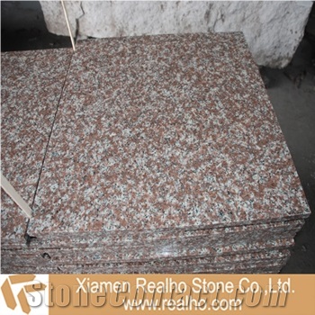G687 Granite Steps,peach Red Granite Stairs
