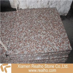 G687 Granite Steps,peach Red Granite Stairs