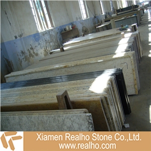 Granite Laminated Countertop, Madura Gold Yellow Granite Countertop