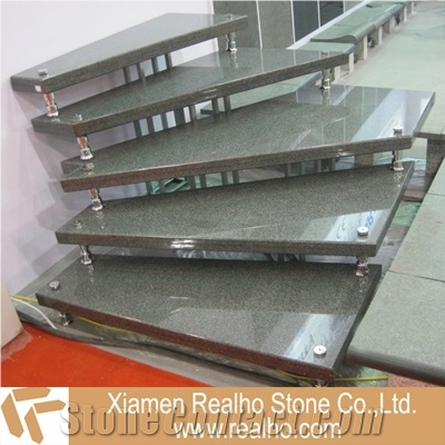 Granite Stairs, Dark Grey Granite Stairs