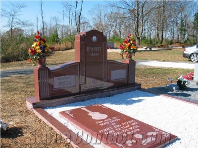 Stone Monuments, American Rose Red Granite