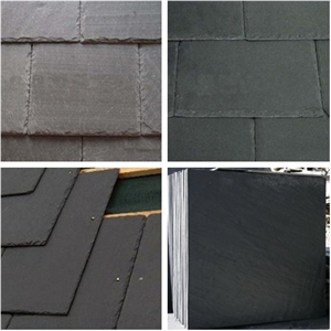 Black Slate Roof Tiles