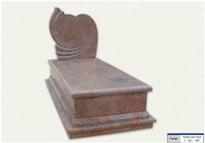 Multicolor Red Monument, Red Granite Monument