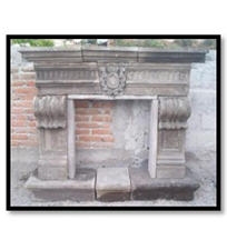 Cafe Alhambra Cantera Fireplace Mantel