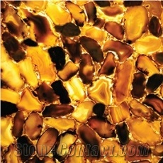 Backlighted Semiprecious Stone