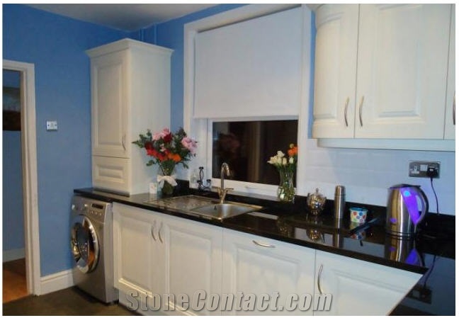 Absolute Black Countertop, Black Granite Countertop