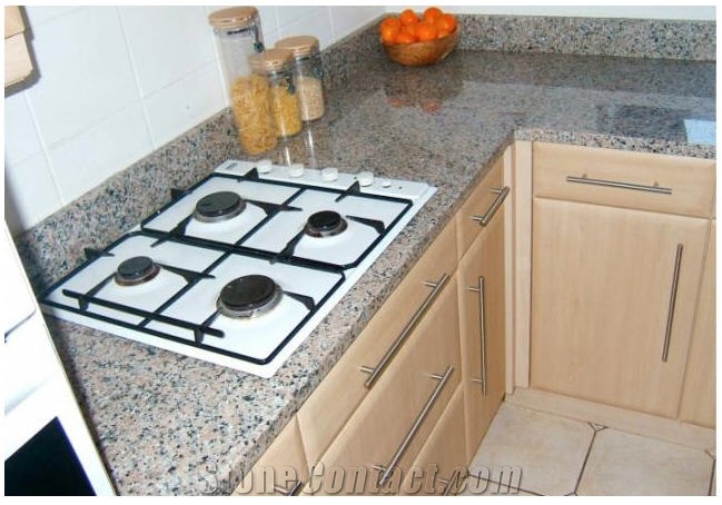 Rosa Porrino Countertop, Pink Granite Countertop