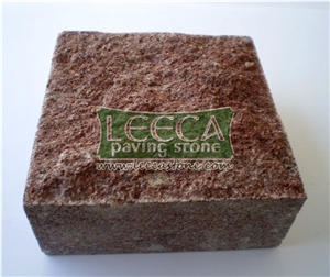 Red Porphyry Patio Paving Stone, Porphyry Red Granite Paving Stone