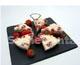 Slate Plate10*10 Tableware, Black Slate Plate