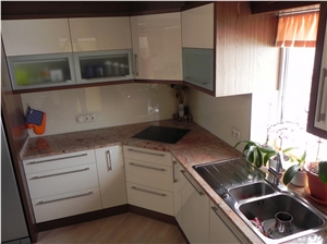 Shivakashi Pink Kitchen Countertop, Pink Granite Kitchen Countertops