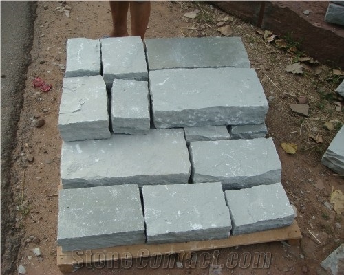 China Green Cobble Stone-