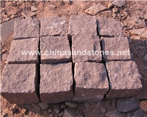 Cobble Stone-01 Red Granite