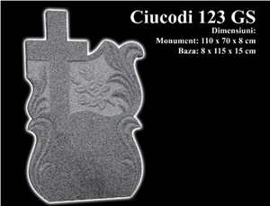 Black Granite Tombstone