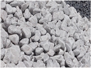 Pebble Stone White Marble