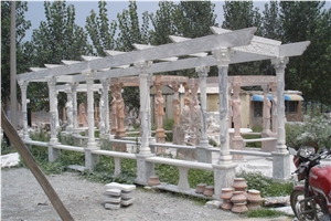 Pink Marble Garden Gazebo