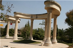 Garden Gazebo with China Yellow Limestone