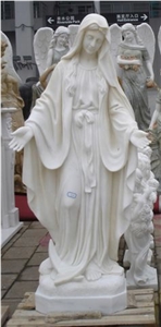 Maria Sculpture, White Marble Sculpture Maria Sculpture, White Marble Sculpture