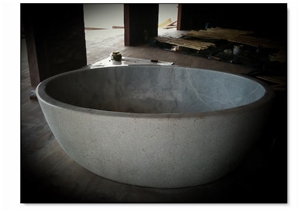 Blanco Bego White Stone Tub, White Marble Bath Tub
