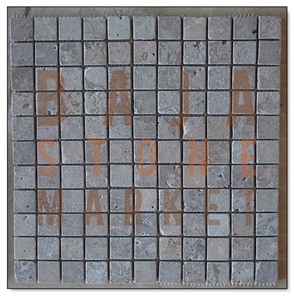 Mocha Travertine Mosaic Tile, Beige Travertine Mosaic