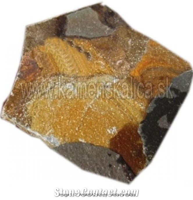Andezit A2 Walling Stone, Brown Basalt Walling