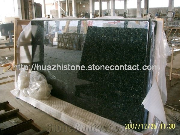 Pre-fab Countertop, Black Granite Countertop