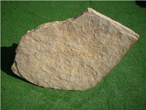 Pietra Di Trani, Scorza Di Trani Beige Limestone Flagstone