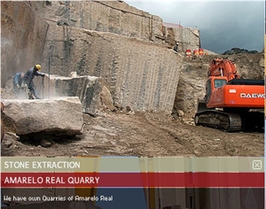 Amarelo Vila Real Blocks from Own Quarry, Amarelo Vila Real ,Vila Real ,Amarelo Real Granite Block