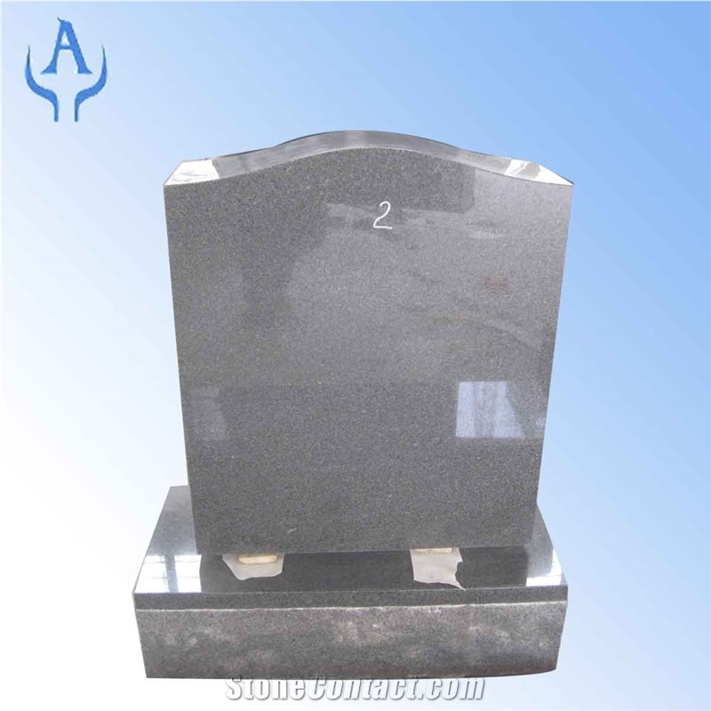 American Granite Headstone, South Africa Black Granite