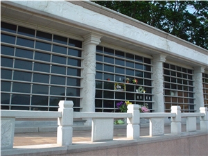 China Granite Columbarium, G614 Grey Granite China Granite Columbarium, G614 Grey Granite