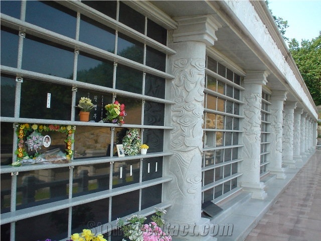 China Granite Columbarium, G614 Grey Granite