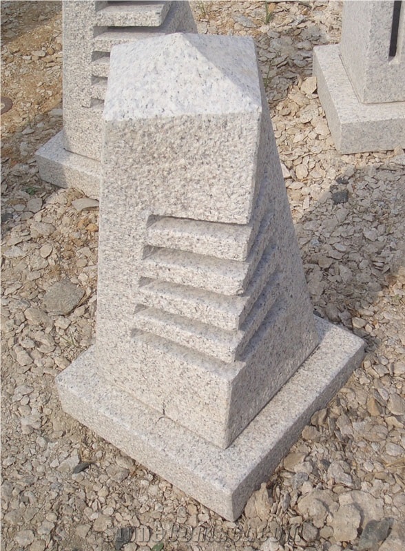 Granite Lantern Garden Scaping, G682 Yellow Granite
