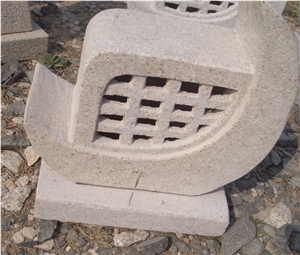 Granite Lantern Garden Scaping, G682 Yellow Granite