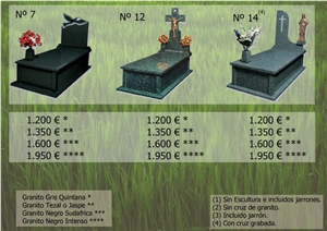 Gris Quintana Oscuro Fino Monument, Grey Granite